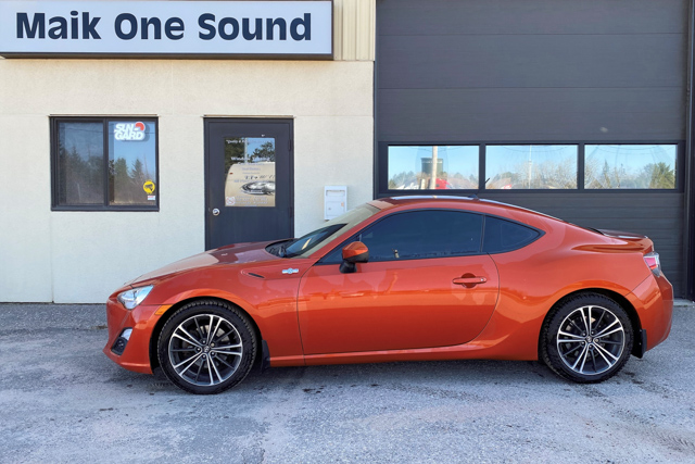 Scion 2013 FR-S with professional window tint in North Bay